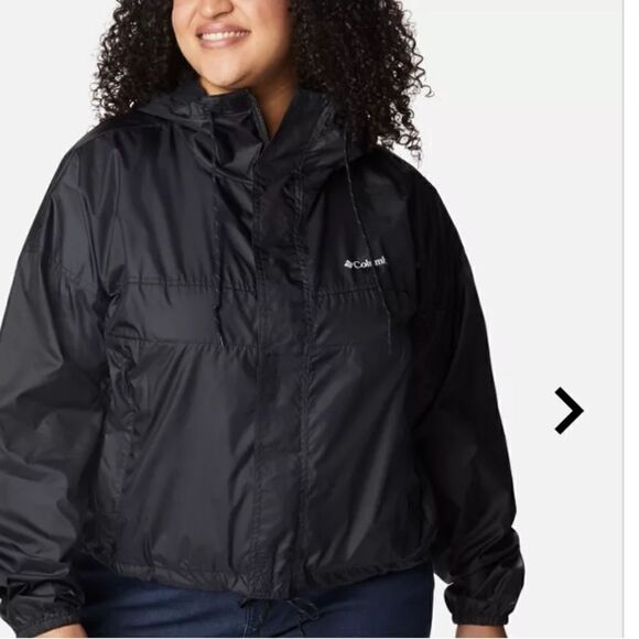 Women's Flash Challenger™ Cropped Windbreaker - Plus Size. NWT Black 2xl - Picture 2 of 11